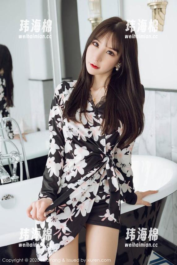 HuaYang花漾 - 这个天使套图，Cris_卓娅祺似乎在对我说：‘快来啊，关注我！’-玮海棉
