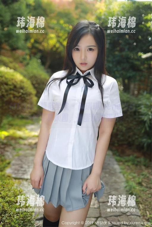 MFStar模范学院 - 萌琪琪Irene出品：学妹写真原图，捣蛋精神满分！-玮海棉