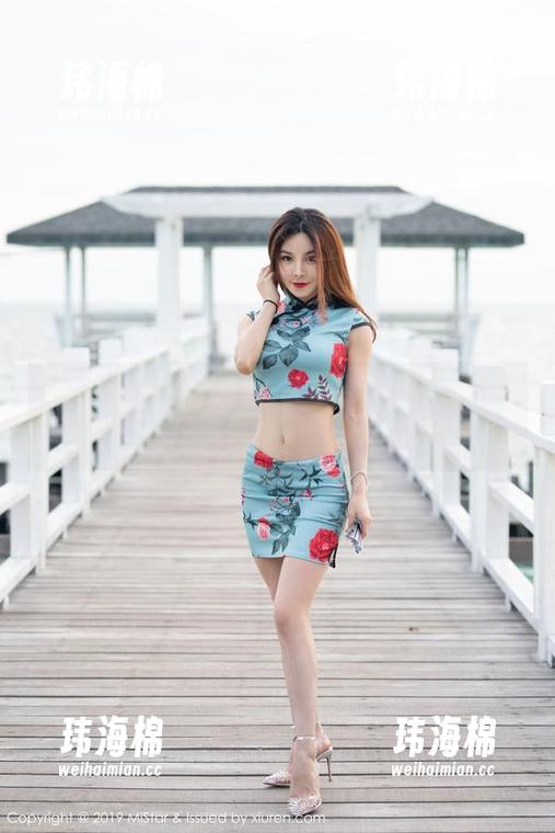 MiStar魅妍社 - 一言不合就被赵梦洁的写真“天使”撩到了，太难抗拒了！-玮海棉