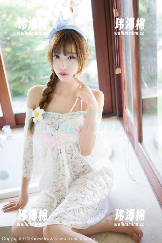 MiStar魅妍社 - 壁纸不够好看？那你得瞧瞧陈雅漫VICKY的女仆原图！-玮海棉