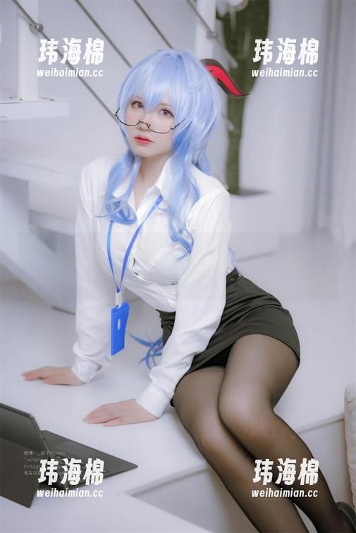 Nyako喵子的婚纱秀，高清图片中来一波纯白风暴-玮海棉