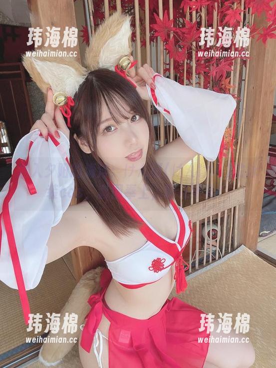 潜入夕阳的海洋：けん研(けんけん)的泳装cos，套图奉上，眼花缭乱！-玮海棉