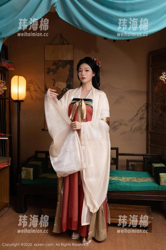 秀人网 - 我心目中的完美壁纸，UU酱的和服原图就这样随便来了-玮海棉