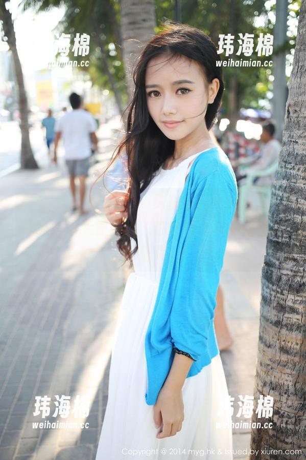 美媛馆 - 看Carina绮里嘉的私房作品，升级版的天使形象，你会想，真应该站在云端呢。-玮海棉