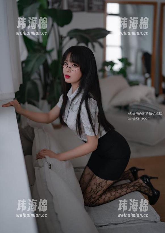轩萧学姐的全套女仆，原图让你心动不已！-玮海棉