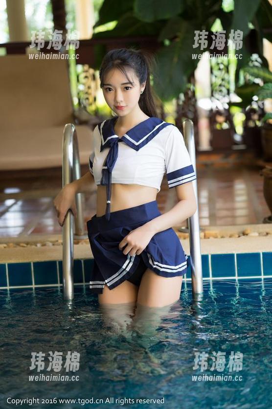青豆客 - 施忆佳的女友，如果无圣光都能雕刻出这般韵味，真难说话！-玮海棉